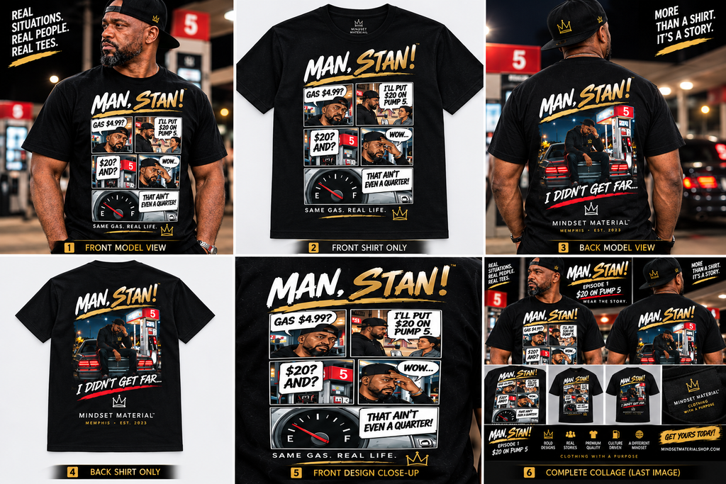 MAN, STAN! Episode 1 product gallery collage